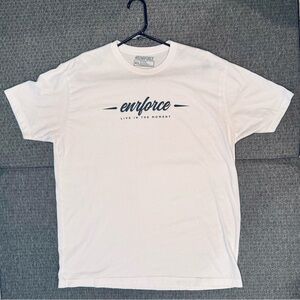 Enforce White Men's T-Shirt